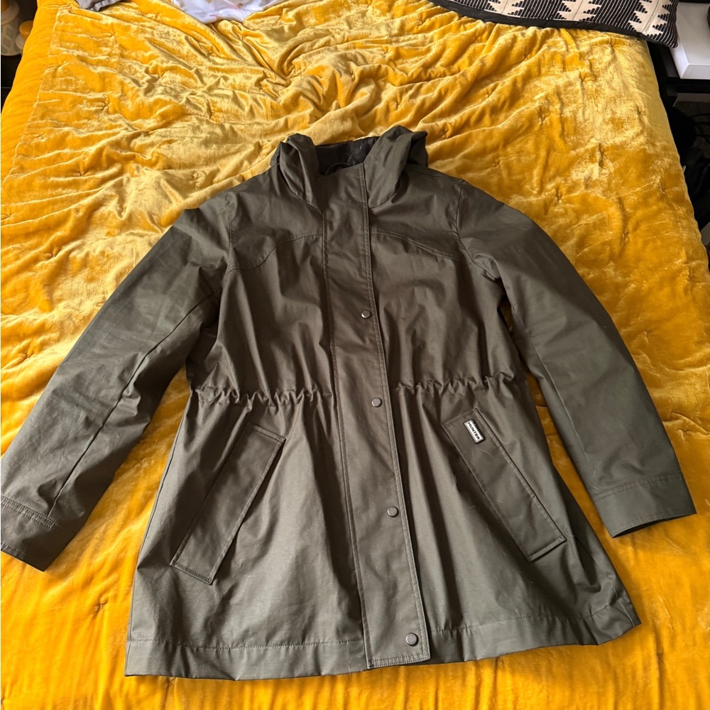 Olive Green Women's Hunter Rain Jacket